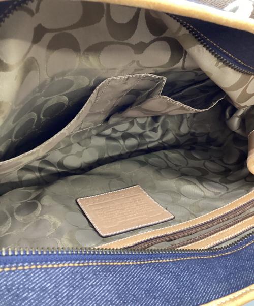 COACH（コーチ）COACH (コーチ) ハンドバッグ インディゴの古着・服飾アイテム