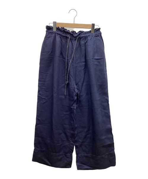 tumugu（ツムグ）tumugu (ツムグ) リネンパンツ ネイビー サイズ:freeの古着・服飾アイテム