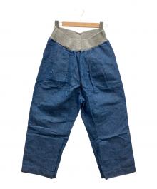 tumugu（ツムグ）の古着「ワイドパンツ」｜ブルー