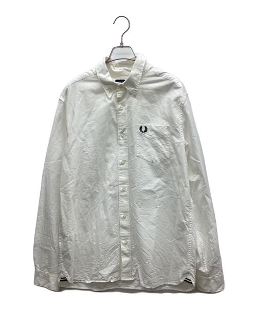FRED PERRY（フレッドペリー）FRED PERRY (フレッドペリー) シャツ ホワイト サイズ:Lの古着・服飾アイテム