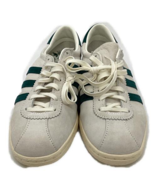 adidas（アディダス）adidas (アディダス) スニーカー/タバコ グリーン×アイボリー サイズ:27.5cmの古着・服飾アイテム