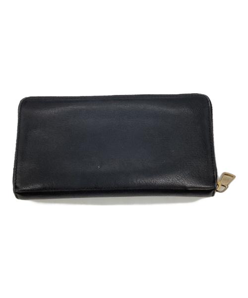 Saint Laurent Paris（サンローランパリ）Saint Laurent Paris (サンローランパリ) ラウンドファスナー長財布 ネイビーの古着・服飾アイテム