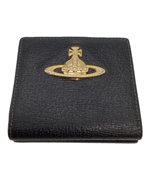 Vivienne Westwood（ヴィヴィアンウエストウッド）Vivienne Westwood (ヴィヴィアンウエストウッド) コンパクトウォレット ブラックの古着・服飾アイテム