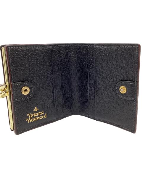 Vivienne Westwood（ヴィヴィアンウエストウッド）Vivienne Westwood (ヴィヴィアンウエストウッド) コンパクトウォレット ブラックの古着・服飾アイテム
