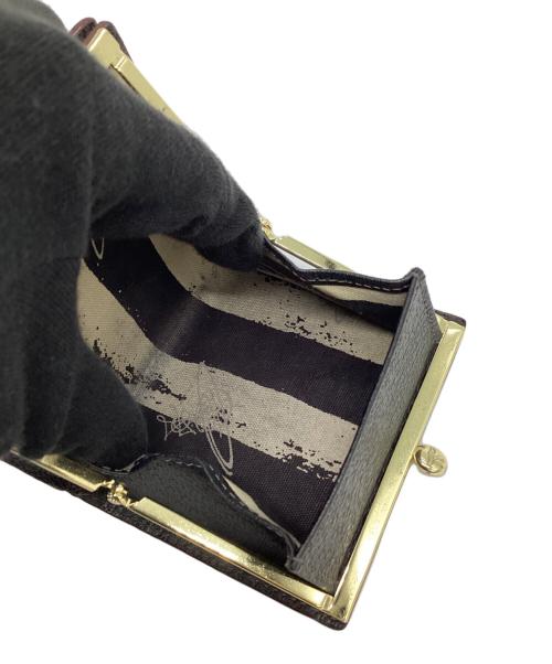 Vivienne Westwood（ヴィヴィアンウエストウッド）Vivienne Westwood (ヴィヴィアンウエストウッド) コンパクトウォレット ブラックの古着・服飾アイテム