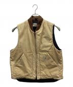 CarHarttカーハート）の古着「ダックベスト」｜ベージュ