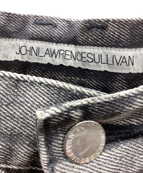 JOHN LAWRENCE SULLIVAN（ジョン ローレンス サリバン）JOHN LAWRENCE SULLIVAN (ジョン ローレンス サリバン) ブリーチデニムジップパンツ グレー サイズ:44の古着・服飾アイテム