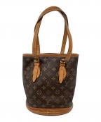 LOUIS VUITTONルイ ヴィトン）の古着「ショルダーバッグ/バケットPM」｜ブラウン