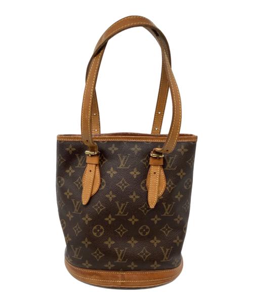 LOUIS VUITTON（ルイ ヴィトン）LOUIS VUITTON (ルイ ヴィトン) ショルダーバッグ/バケットPM ブラウンの古着・服飾アイテム
