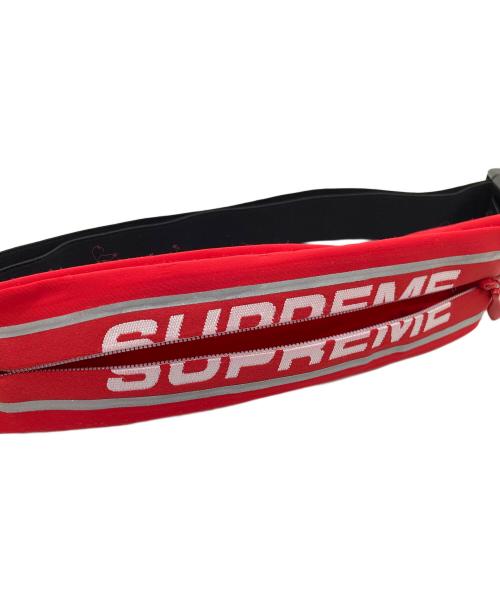SUPREME（シュプリーム）SUPREME (シュプリーム) ランニングウエストバッグ レッドの古着・服飾アイテム