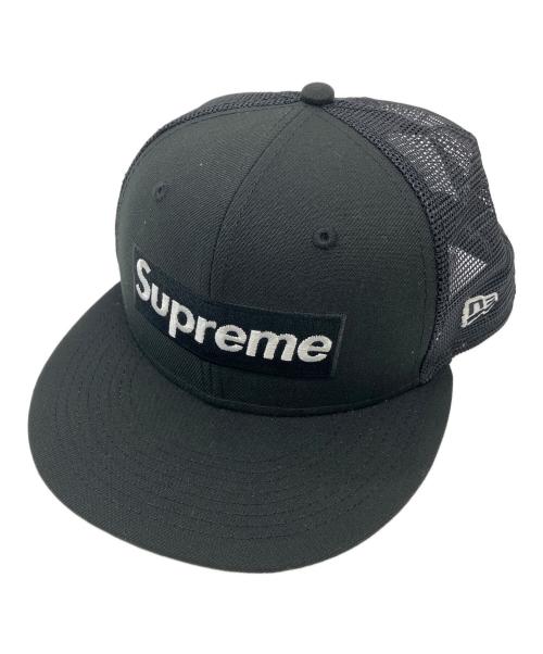 SUPREME（シュプリーム）SUPREME (シュプリーム) New Era (ニューエラ) メッシュキャップ ブラックの古着・服飾アイテム