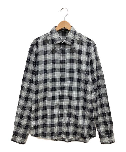 GIVENCHY（ジバンシィ）GIVENCHY (ジバンシィ) 長袖シャツ グレー サイズ:39の古着・服飾アイテム