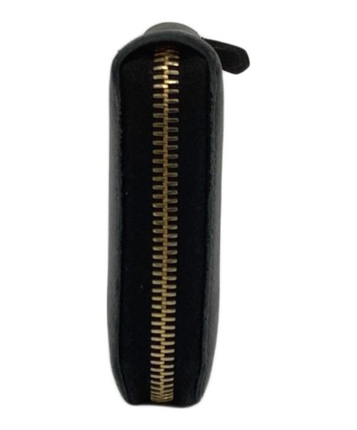 PRADA（プラダ）PRADA (プラダ) ラウンドファスナー長財布 ブラックの古着・服飾アイテム