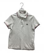 MONCLERモンクレール）の古着「ポロシャツ」｜ホワイト