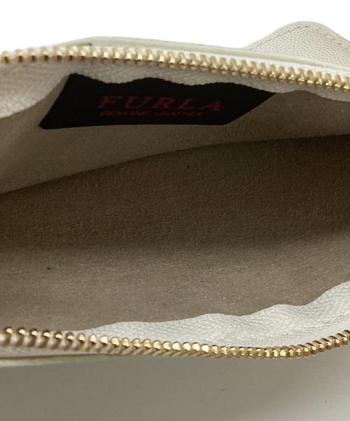 FURLA（フルラ）FURLA (フルラ) アーチロゴハンドバッグ ホワイトの古着・服飾アイテム