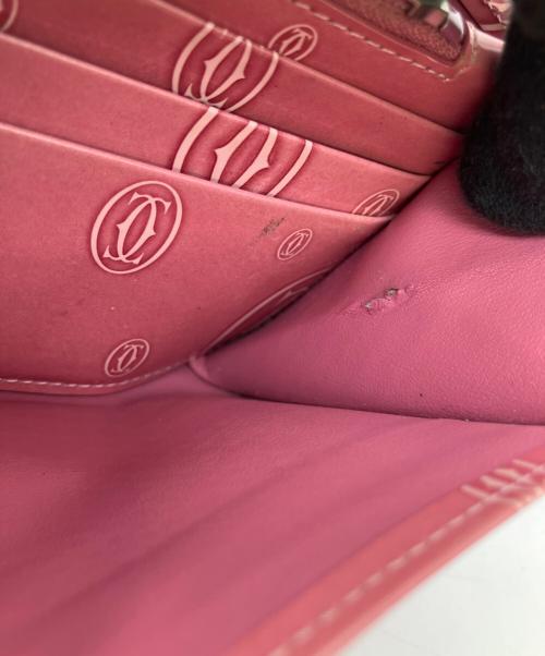 Cartier（カルティエ）Cartier (カルティエ) 長財布 ピンクの古着・服飾アイテム