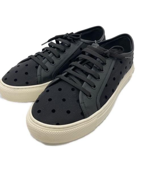 Salvatore Ferragamo（サルヴァトーレ フェラガモ）Salvatore Ferragamo (サルヴァトーレ フェラガモ) ローカットスニーカー ブラック サイズ:9 1/2の古着・服飾アイテム