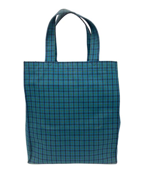 familiar（ファミリア）familiar (ファミリア) チャーム付きトートバッグ ブルーの古着・服飾アイテム