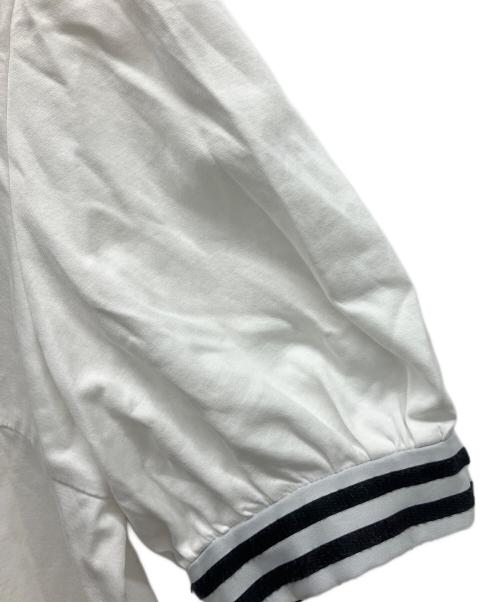 BORDERS at BALCONY（ボーダーズアットバルコニー）BORDERS at BALCONY (ボーダーズアットバルコニー) DANSKIN (ダンスキン) ティアードカットソー ホワイト サイズ:Mの古着・服飾アイテム