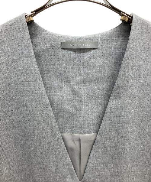 theory luxe（セオリーリュクス）theory luxe (セオリーリュクス) ロングジレ グレー サイズ:Mの古着・服飾アイテム