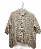 nest Robeネストローブ）の古着「半袖シャツ」｜ベージュ