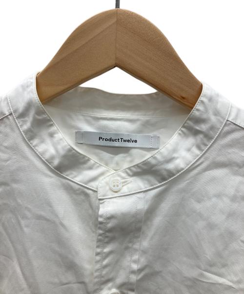 Product Twelve（プロダクトトゥエルブ）Product Twelve (プロダクトトゥエルブ) 長袖シャツ ホワイト サイズ:Sの古着・服飾アイテム