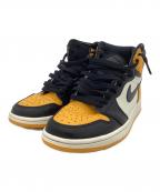 NIKEナイキ）の古着「AIR JORDAN 1 RETRO HIGH OG(エア ジョーダン 1 レトロ ハイ オリジナル)」｜ブラック×イエロー