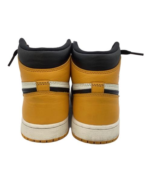 NIKE（ナイキ）NIKE (ナイキ) AIR JORDAN 1 RETRO HIGH OG(エア ジョーダン 1 レトロ ハイ オリジナル) ブラック×イエロー サイズ:24.5cmの古着・服飾アイテム