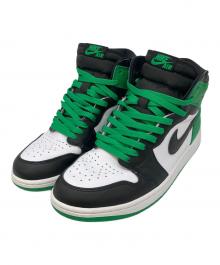 NIKE（ナイキ）の古着「ハイカットスニーカー」｜ブラック×グリーン