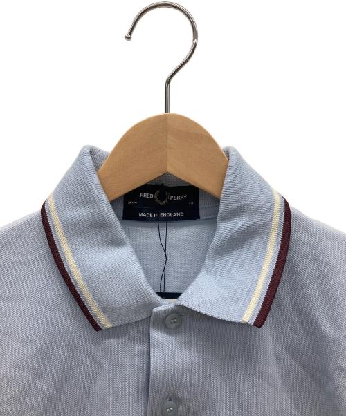 FRED PERRY（フレッドペリー）FRED PERRY (フレッドペリー) ポロシャツ スカイブルー サイズ:Mの古着・服飾アイテム