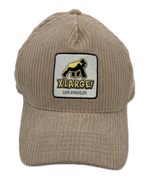 X-LARGE（エクストララージ）X-LARGE (エクストララージ) New Era (ニューエラ) コーデュロイキャップ ベージュの古着・服飾アイテム