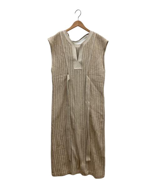 PUBLIC TOKYO（パブリックトウキョウ）PUBLIC TOKYO (パブリックトウキョウ) キャミソールワンピース ベージュ サイズ:freeの古着・服飾アイテム