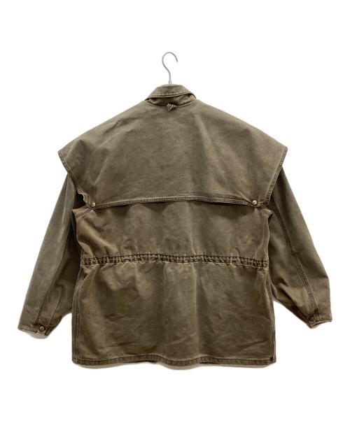 CarHartt（カーハート）CarHartt (カーハート) アンブレラケープジャケット ブラウン サイズ:XLの古着・服飾アイテム