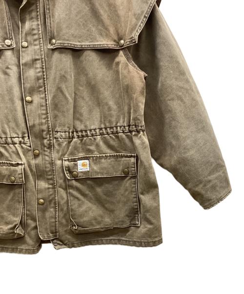 CarHartt（カーハート）CarHartt (カーハート) アンブレラケープジャケット ブラウン サイズ:XLの古着・服飾アイテム