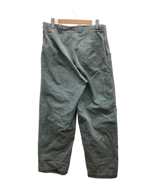 -（-）- (-) スイス軍ワークパンツ グレー サイズ:78/46の古着・服飾アイテム