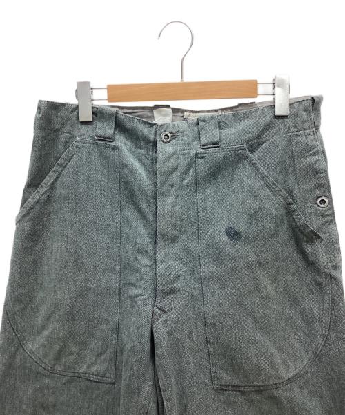 -（-）- (-) スイス軍ワークパンツ グレー サイズ:78/46の古着・服飾アイテム