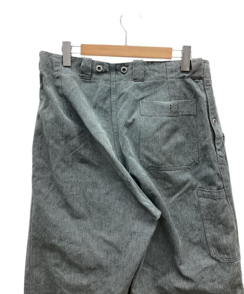 -（-）- (-) スイス軍ワークパンツ グレー サイズ:78/46の古着・服飾アイテム