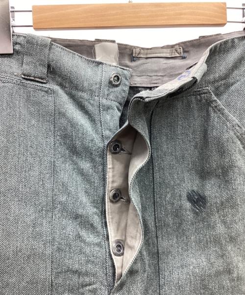 -（-）- (-) スイス軍ワークパンツ グレー サイズ:78/46の古着・服飾アイテム