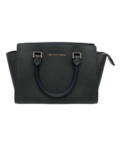 MICHAEL KORS（マイケル・コース）MICHAEL KORS (マイケルコース) ショルダーバッグ ブラックの古着・服飾アイテム