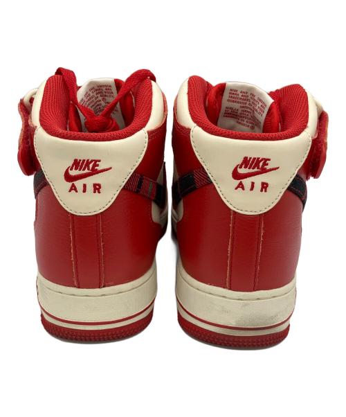 NIKE（ナイキ）NIKE (ナイキ) AIR FORCE 1 MID '07 LX PALE IVORY/UNIVERSITY アイボリー×レッド サイズ:26cmの古着・服飾アイテム