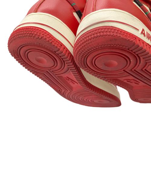 NIKE（ナイキ）NIKE (ナイキ) AIR FORCE 1 MID '07 LX PALE IVORY/UNIVERSITY アイボリー×レッド サイズ:26cmの古着・服飾アイテム