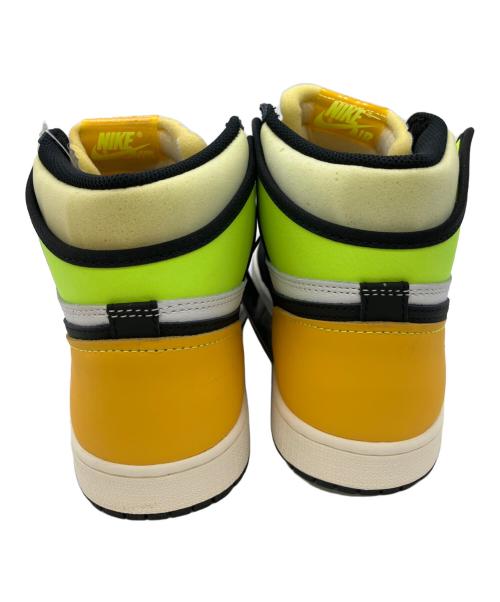 NIKE（ナイキ）NIKE (ナイキ) ハイカットスニーカー ホワイト×イエロー サイズ:27の古着・服飾アイテム