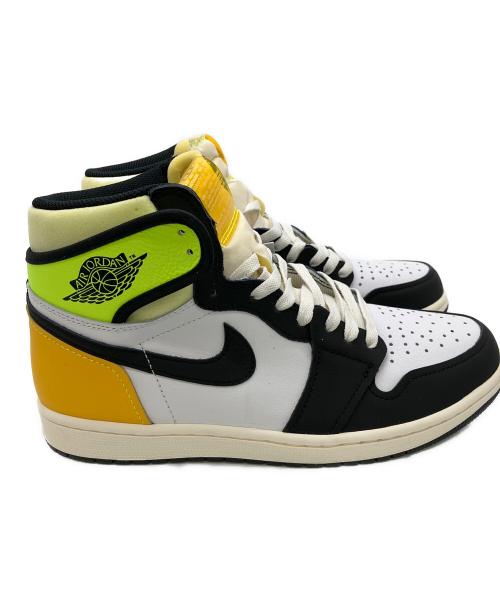 NIKE（ナイキ）NIKE (ナイキ) ハイカットスニーカー ホワイト×イエロー サイズ:27の古着・服飾アイテム
