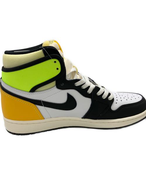 NIKE（ナイキ）NIKE (ナイキ) ハイカットスニーカー ホワイト×イエロー サイズ:27の古着・服飾アイテム