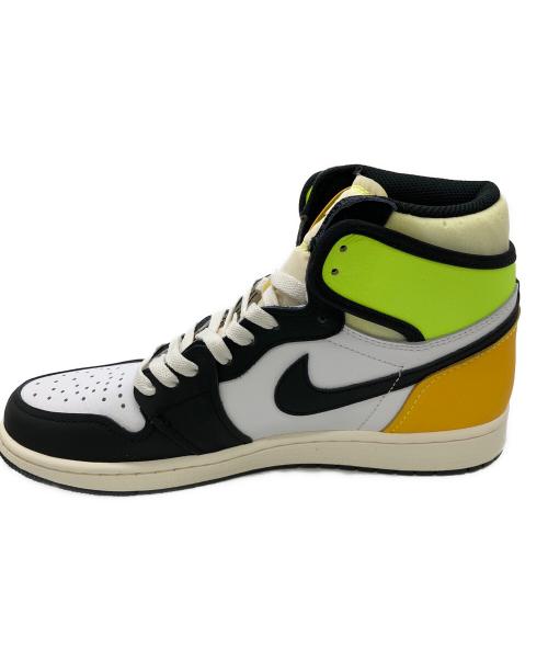 NIKE（ナイキ）NIKE (ナイキ) ハイカットスニーカー ホワイト×イエロー サイズ:27の古着・服飾アイテム