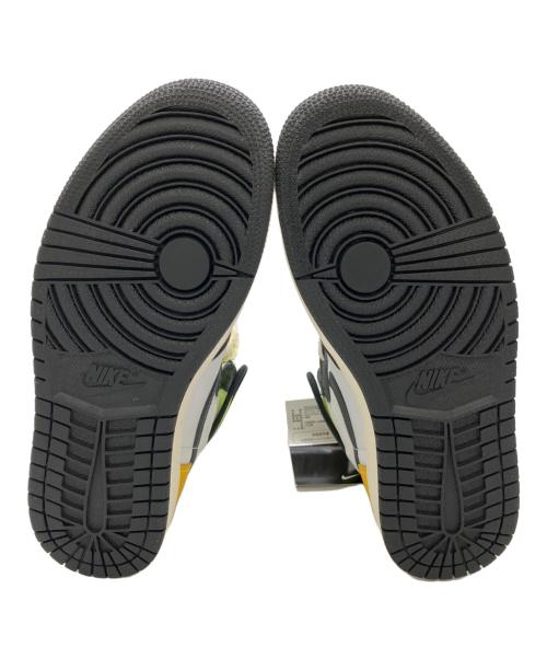 NIKE（ナイキ）NIKE (ナイキ) ハイカットスニーカー ホワイト×イエロー サイズ:27の古着・服飾アイテム