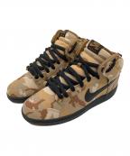 NIKEナイキ）の古着「ハイカットスニーカー」｜カーキ