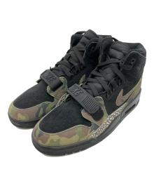 NIKE（ナイキ）の古着「ハイカットスニーカー」｜ブラック×オリーブ