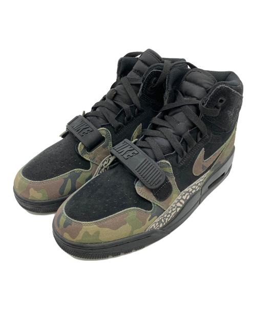 NIKE（ナイキ）NIKE (ナイキ) ハイカットスニーカー ブラック×オリーブ サイズ:27.5cmの古着・服飾アイテム