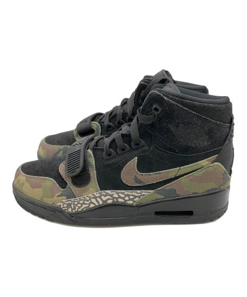 NIKE（ナイキ）NIKE (ナイキ) ハイカットスニーカー ブラック×オリーブ サイズ:27.5cmの古着・服飾アイテム